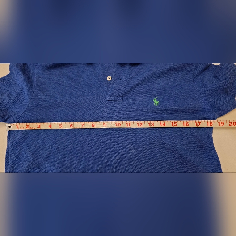 Ralph Lauren Women's Classic Fit Polo in Deep Blue ~ Size Medium - Picture 8 of 9